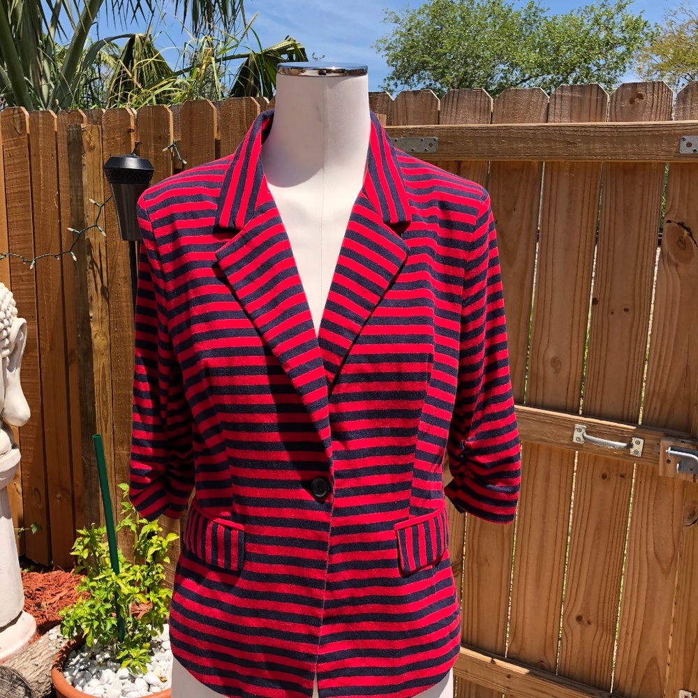 Stripped Blazer | Casual Balzer